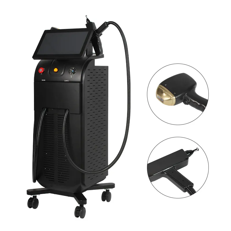 808 diodelaser ontharing 2 in 1 picoseconde laser tattoo verwijdering pico laser carbon peeling machine