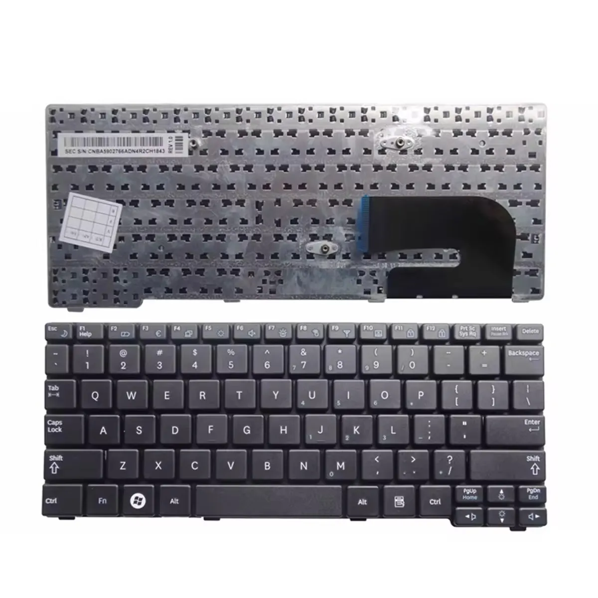 new English keyboard for Samsung N150 N143 N145 N148 N158 NB30 NB20 N102 N102S NP-N145 N148P NB30P NP-N150 US Layout