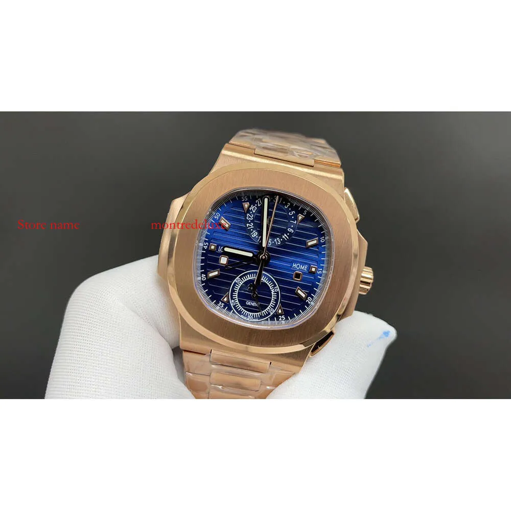 Calidad de negocios para hombres 5990 Reloj Luxe Fecha Calendario dual anual Diseñadores Muñeca alta Anual AAAAA Reloj automático de 40,5 mm Relojes Zona horaria 699 montredeluxe