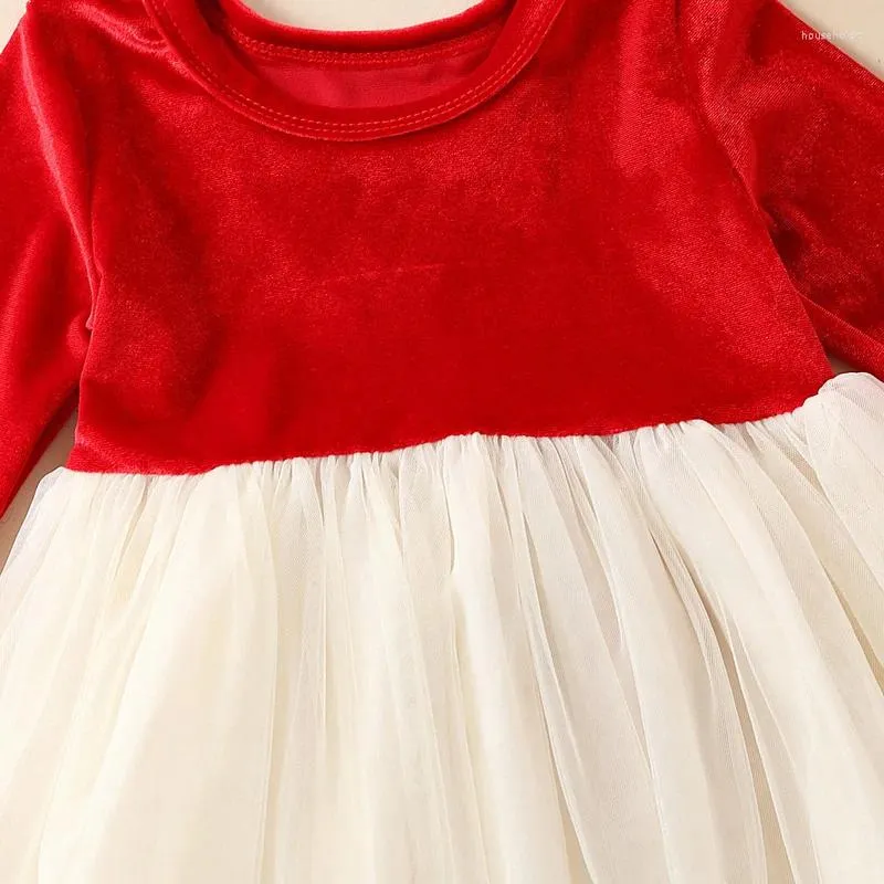Flickklänningar Valentine S Day Outfits 6 12 18 24 Months 3T 4T 5T TODDLER Baby Heart Long Sleeve Tutu Tulle Princess Party Dress