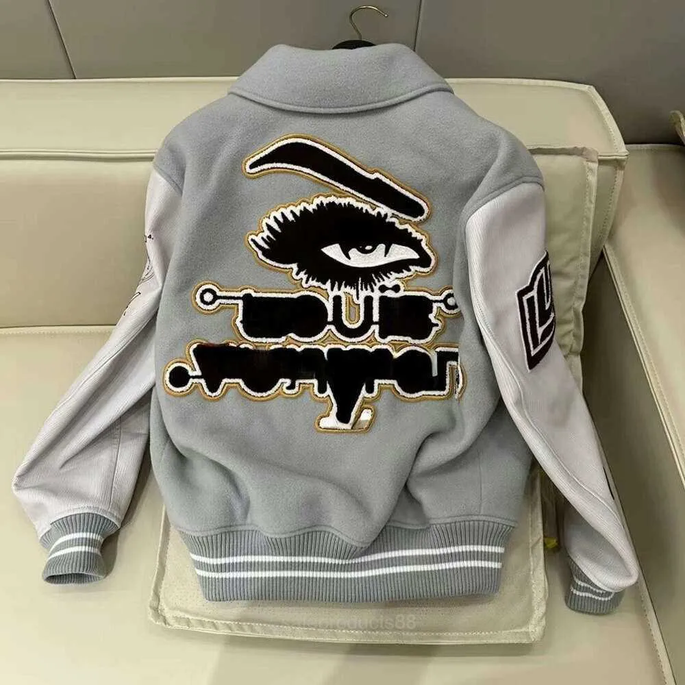 Baseball Jacket mens cardigan coat designer jacket 1v embroidered sweatshirt oversize varsity jackets men women baseball uniform