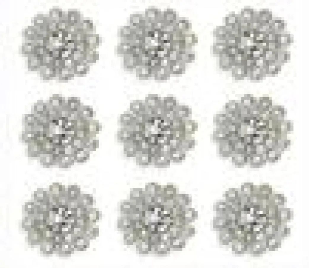 50 pçs enfeites de strass decoração de cristal broche botão flatback diy artesanato para flor bandana vestido acessório 14mm sil2150650