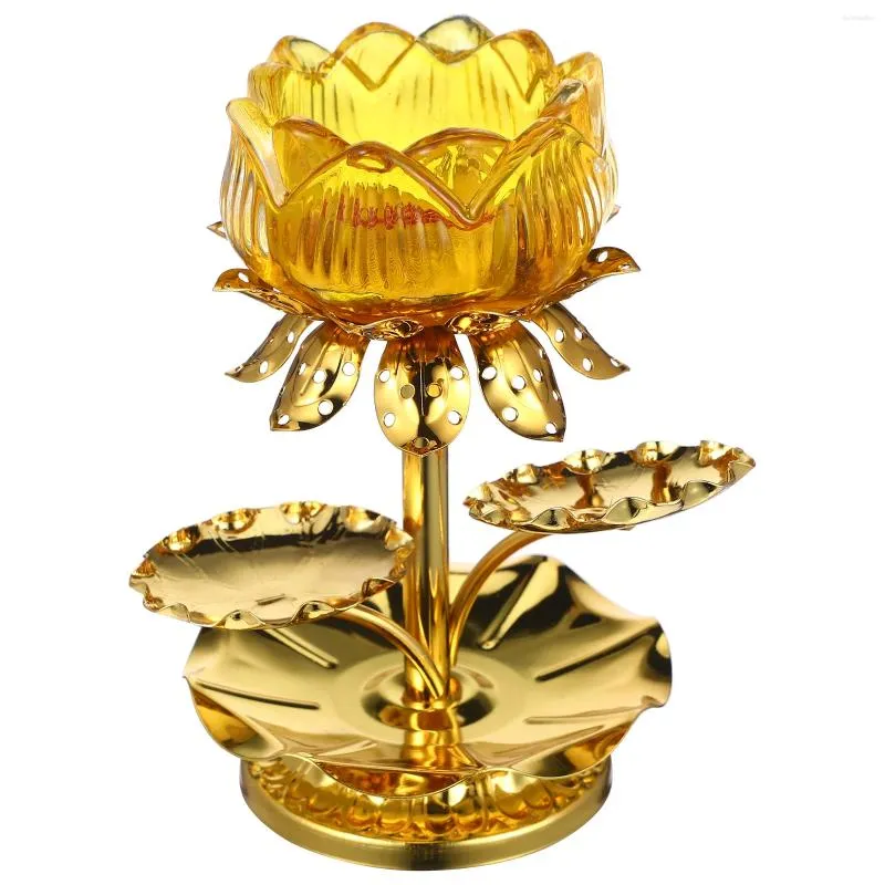 Candle Holders Holder Style Tea Light Decorative Cup Lamp Base For Lotus Iron Butter Lantern Craft Projects