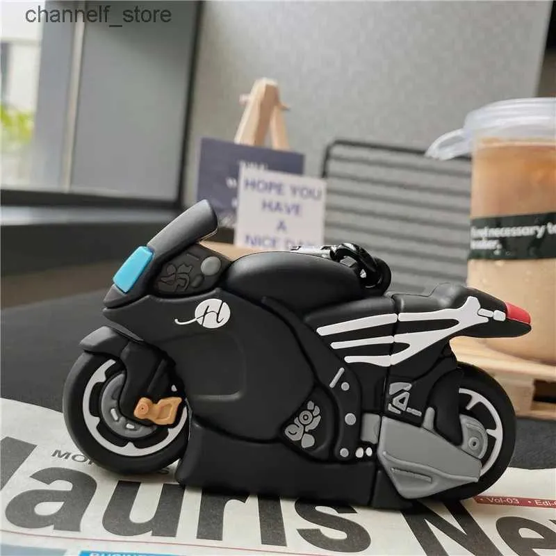 Akcesoria słuchawkowe 3D Glow Cool Motorcycle Silikonowe osłony słuchawkowe dla AirPods 1 2 i 3 Proy240322