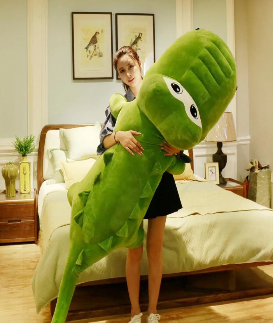 2019 New Giant Cartoon Alligator Plush Toy STOR FULLED Animal Crocodile Plush Doll Pillow for Children Friend Gift Decoration DY502722572