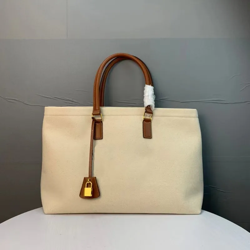 New Fashion Casual Bag Tote Canvas Commuter Bag Mommy Bag Large Capacity Handheld One Shoulder Large Bag