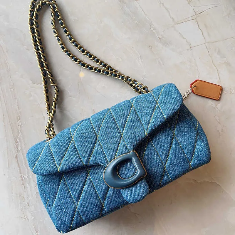 DHgate Premium Denim Purse Versatile Tabby Shoulder Bag for Women Bags Luggage Accessories