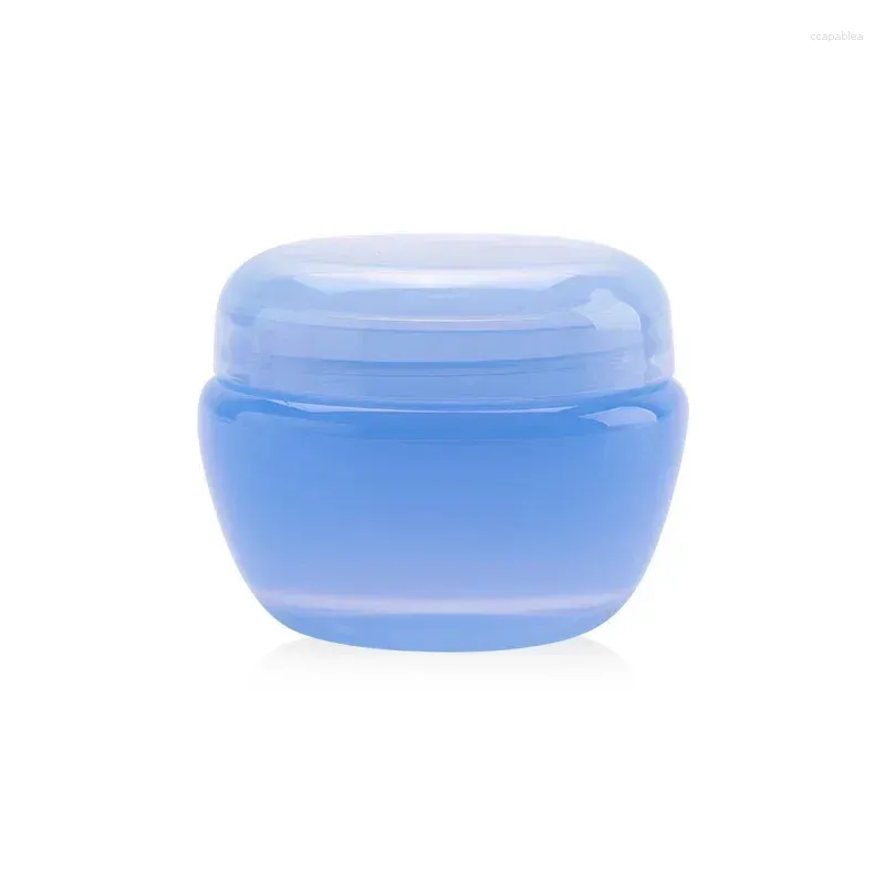 Bottiglie di stoccaggio 10 g di plastica riutilizzabile barattolo vuoto per trucco vaso da viaggio crema per il viso lozione contenitore cosmetico colori perlina