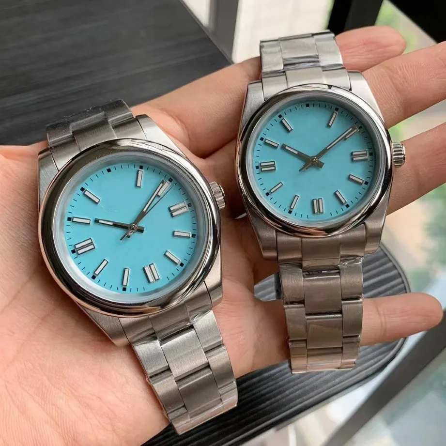 Orologio da uomo movimento giapponese 41mm nuovo tipo a conchiglia cassa in acciaio di precisione 904L a stampo aperto vetro zaffiro impermeabile pellicola blu luminoso2996