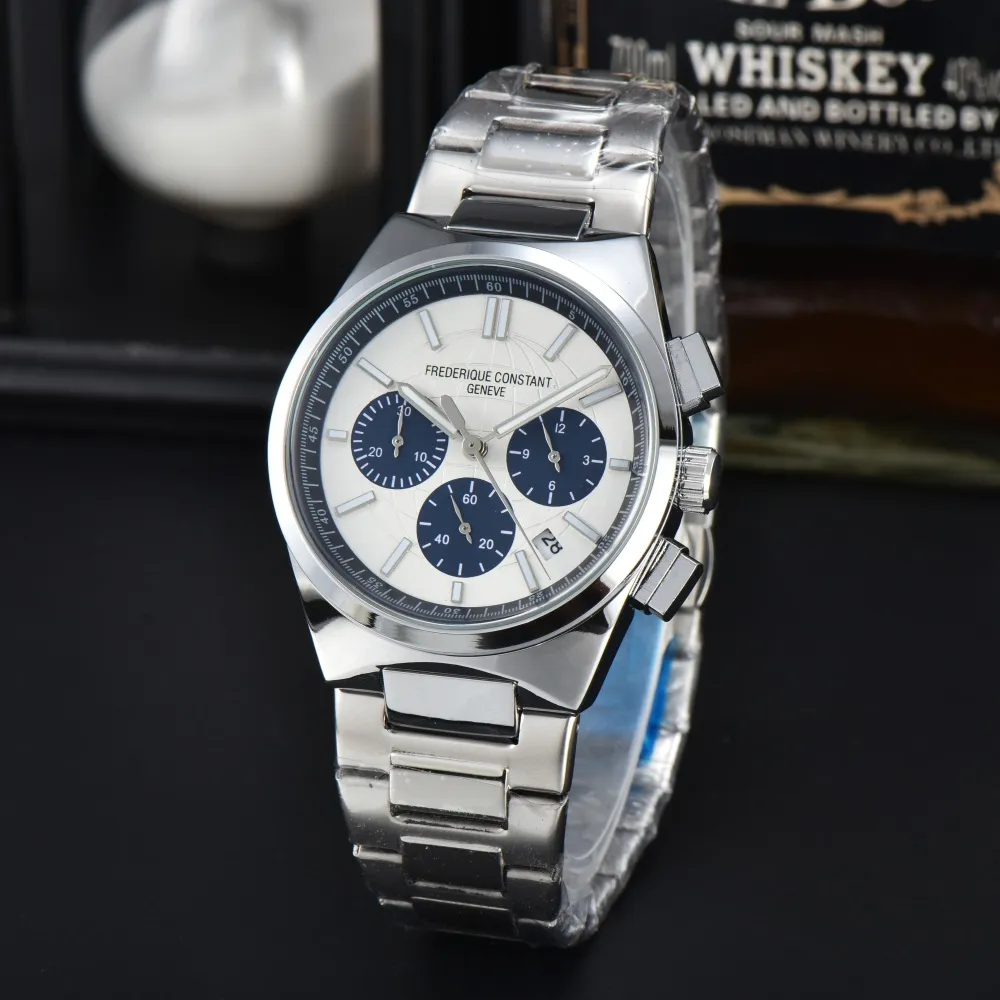 2023 luxury mens watches All Dials Working Quartz Watch high quality European Top Brand Chronograph clock Rubber belt fashion Six needle work wholesale montre