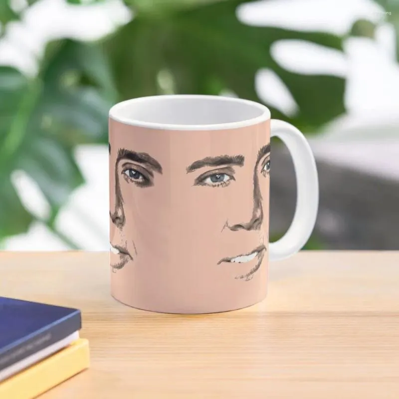 Muggar John Travolta Face Coffee Mug Travel Tourist