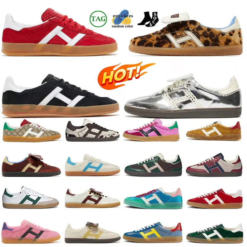 2024 Originals Vegan Adv Platform Chaussures Hommes Femmes Designer OG Casual Chaussure Noir Blanc Velours Daim Crème Rouge Hommes Femmes En Plein Air Sambabas Baskets Baskets De Sport