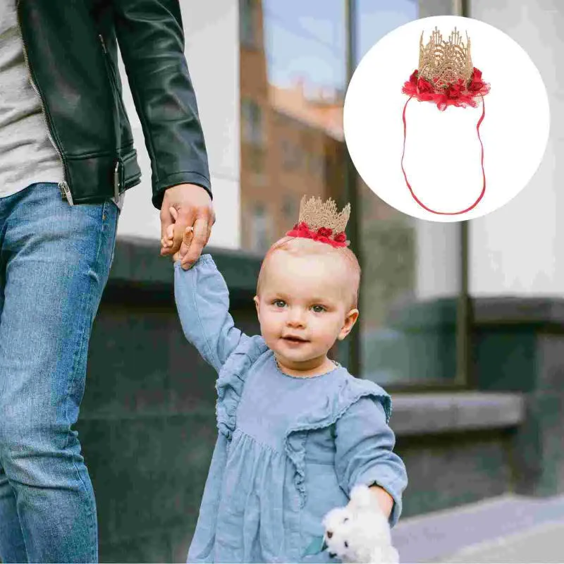 Bandanas European And American Born Baby Headbands First Birthday Hat Hair Accessories For Girls