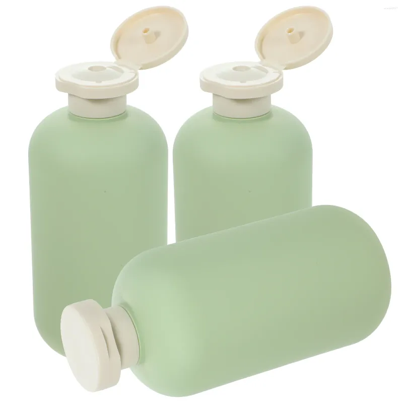 Liquid Soap Dispenser 3 PCS Dusch Gel Bottle Travel Shampoo och balsamflaskor Bekväm sub