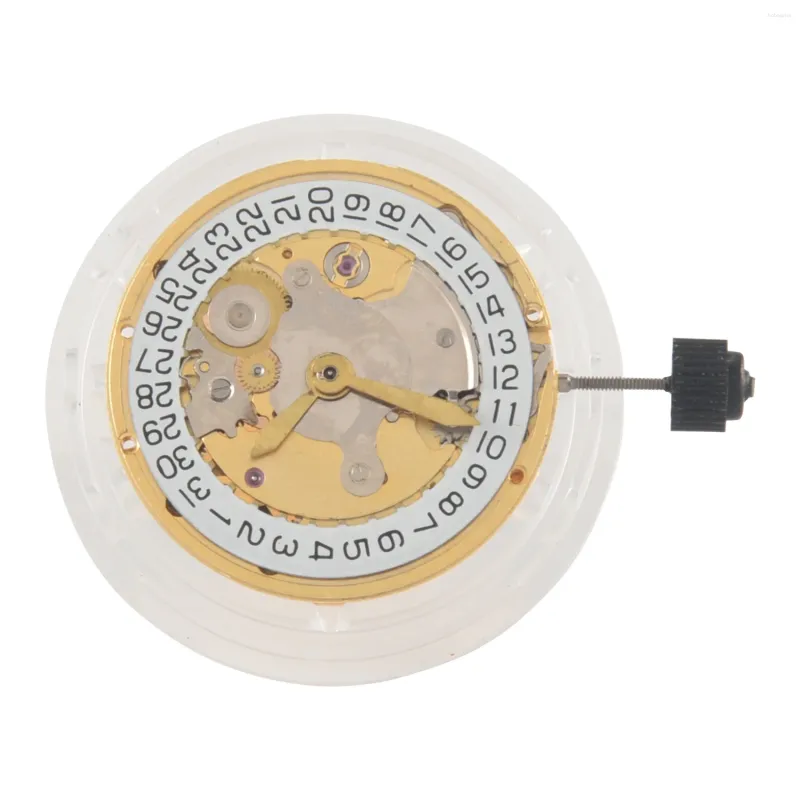 Accessoires d'horloges ETa 2824, remplacement de mouvement, affichage mécanique automatique de la Date, outil de réparation de montre, or