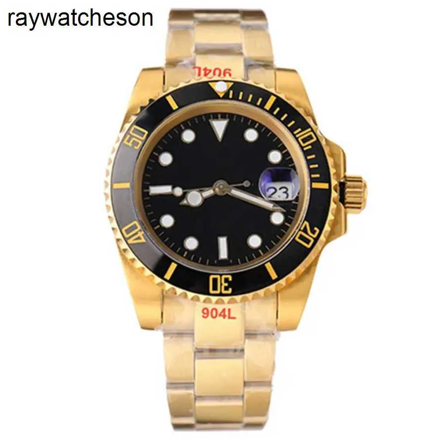 Rolaxs Watch Swiss Watches Swiss Wristwatch Mens Designer Gold Ceramic Ring 41 mm Mouvement de boucle pliante Bracelet en acier inoxydable Wat