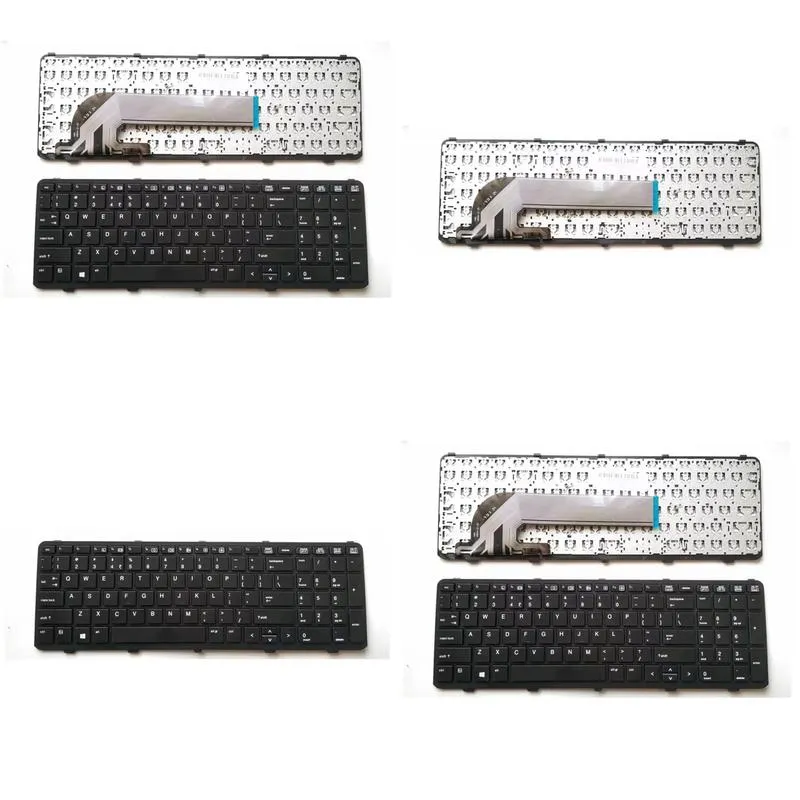 لوحات المفاتيح الأمريكية لوحة مفاتيح كمبيوتر محمول باللغة الإنجليزية السوداء لـ 450 G0 450-G1 G1 455 G2 768787-001 Probook 470 Drop Dropress Computers Networking OTGUQ