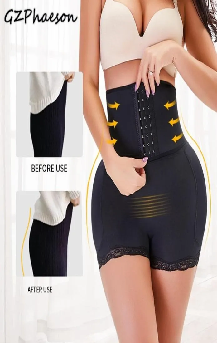 Sexy Butt Lifter Enhancer Rembourré Hanche Shapewear Fesses Zipper Body Shaper Femmes Sous-Vêtements Push Up Faux Ass Pad Shaping Culotte T23160211