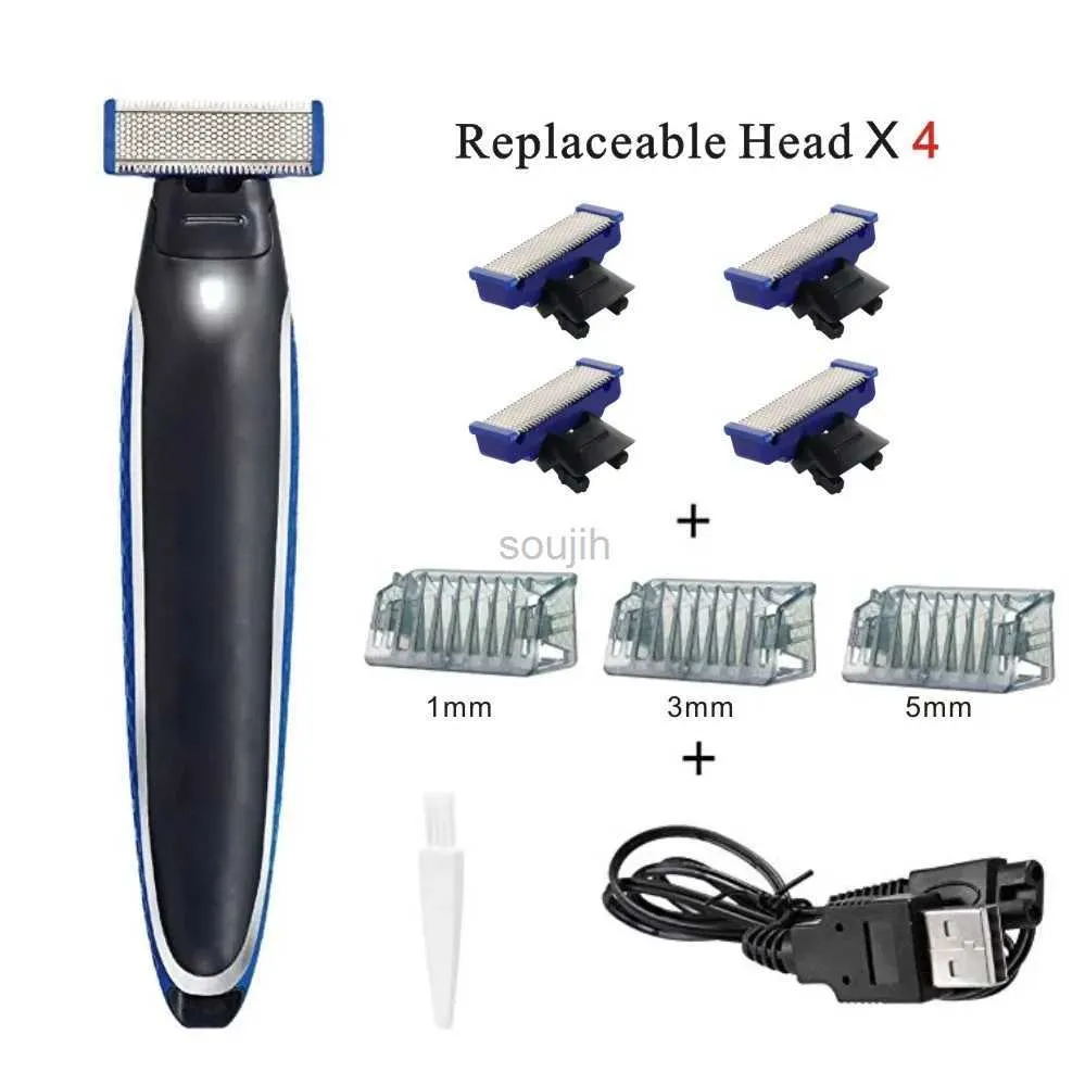 Electric Shavers Portable Full Body Trimning Razor för män och kvinnor som används för rakning av armhålor Ben Bröst och hårborttagning 240322