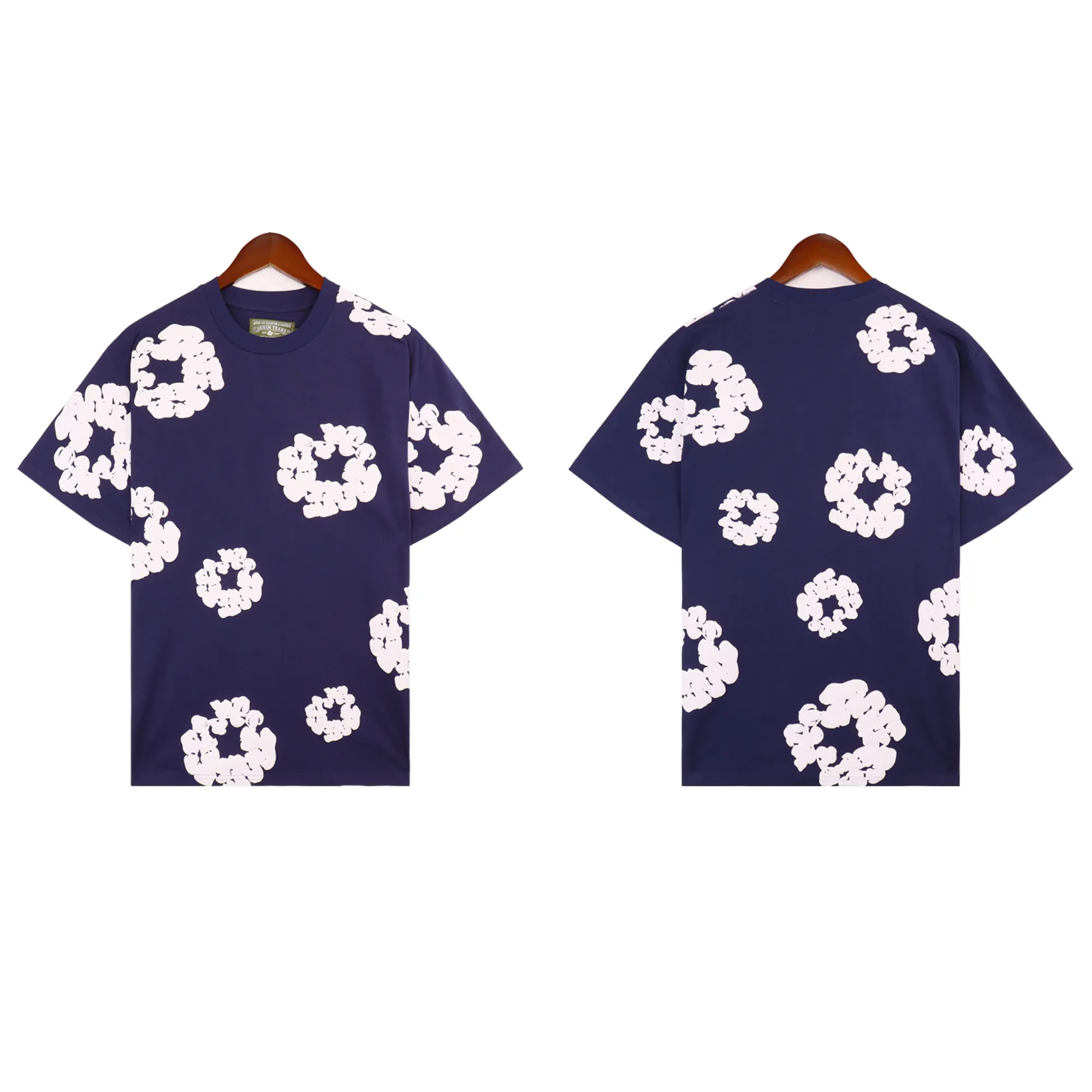 Mens Camisetas Camisas de Designer Preto para Mulheres Mulher Verão Tripulação Pescoço Manga Curta Respirável Algodão Carta Roupas Coração S-XL