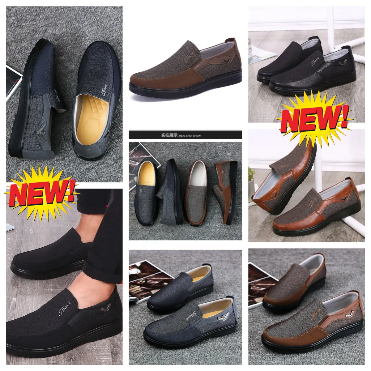 Model Formal Designers GAI Man Black Shoes Points Toes party banquet suit Men Business heel designer Breathables Shoe EUR 38-50 soft