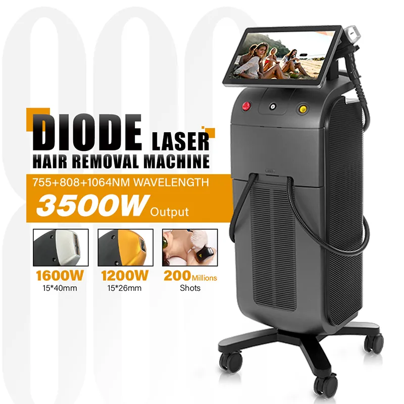 Wysokiej jakości laserowa maszyna do usuwania włosów Epilator Dioda Laser Redukcja włosów Redukcja skóry odmładzanie stałego epizatora urządzenia piękności
