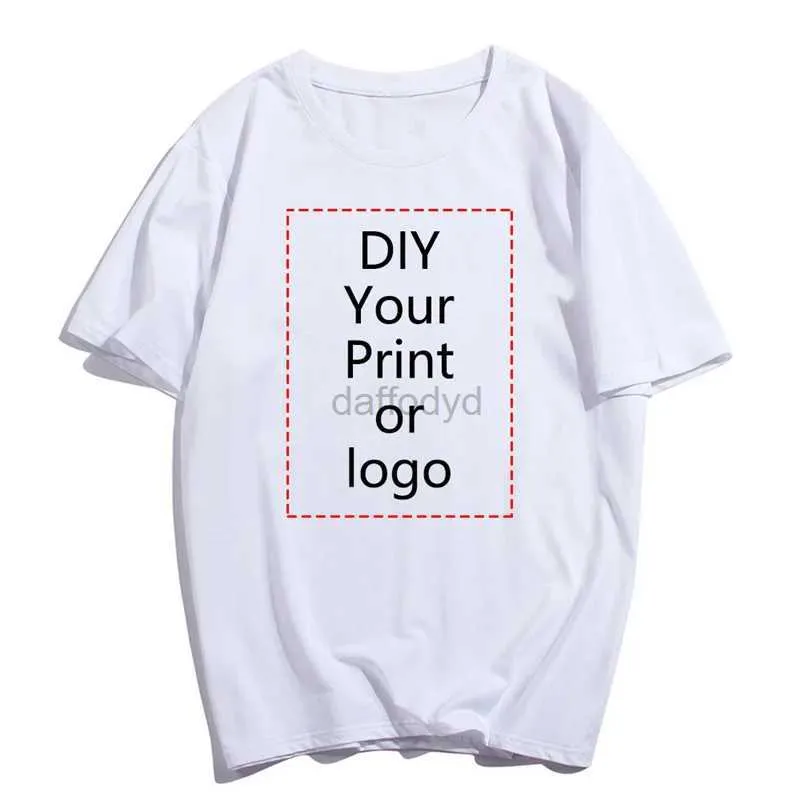 Women's T-Shirt Customized Printing Diy Photo Womens Shirt Brand T-shirt Mens Shirt Mens Shirt Casual Fashion Customized Womens Shirt 240322