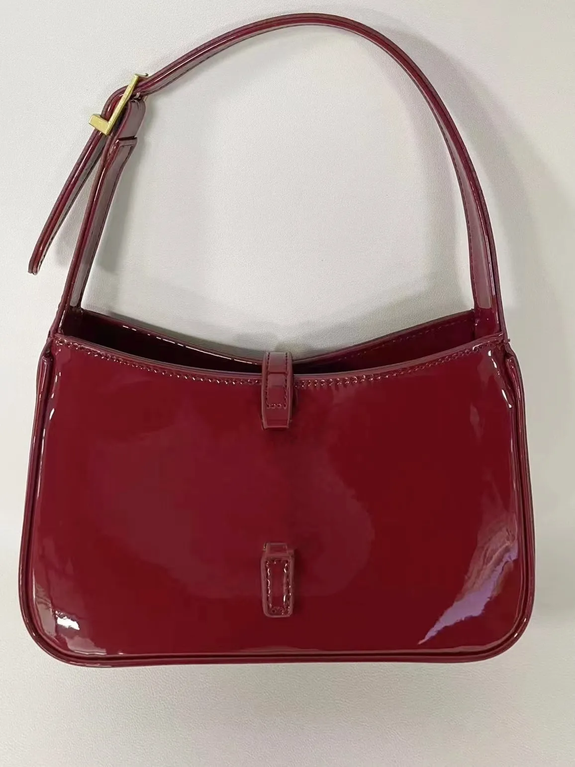 Luxury Patent Leather Patent Leather Shoulder Bag 25cm Tote Purse By