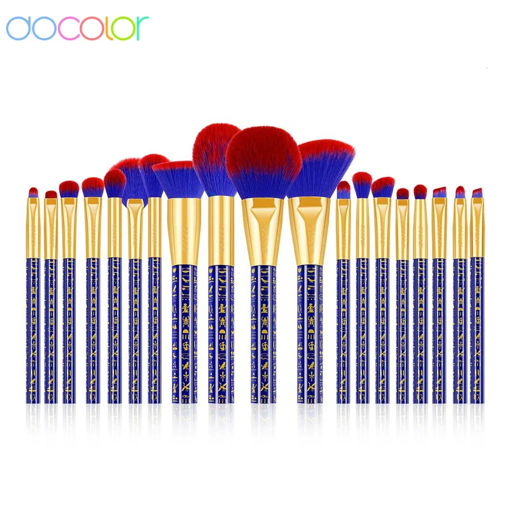 Docolor Egypt Makeup Brushesセット19pc