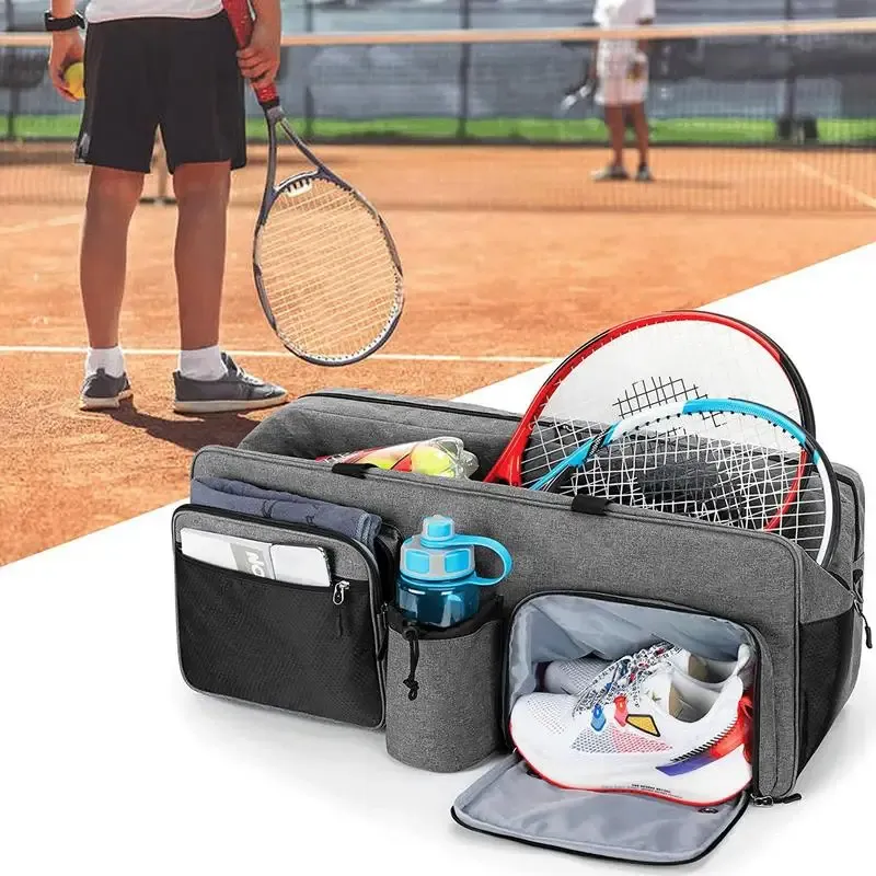 Bags Tennis Bag Tennis Tote Shoulder Bag Raquet Carrier For Hold Pickleball Tennis Badminton Rackets Balls Gift Bags