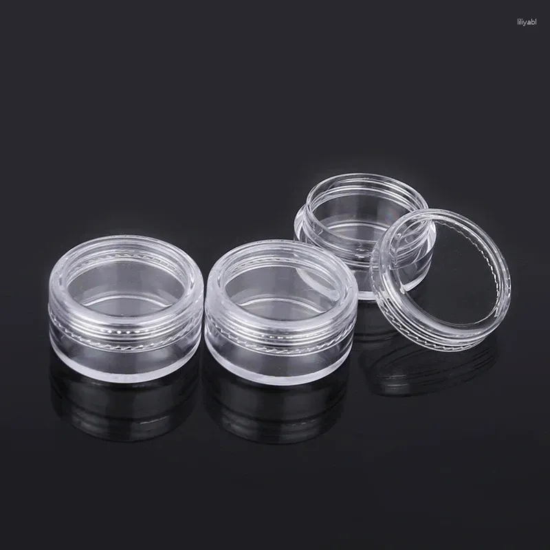 Storage Bottles 200pcs 2g 3g 5g Empty Cosmetic Sample Container Round Pot Small Box For Make Up Eye Shadow Nails Powder