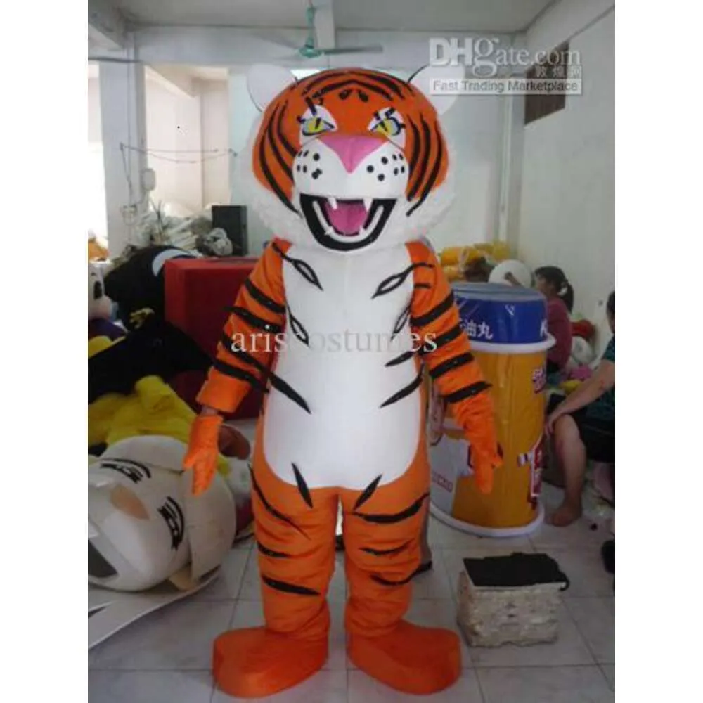 Costumi della mascotte Nuovo costume della mascotte del vestito operato dalla peluche del fumetto della mascotte della tigre di Natale di Halloween per adulti