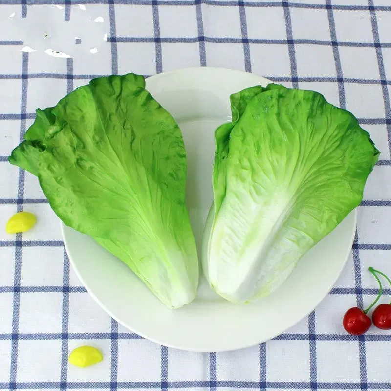 Simulation de fleurs décoratives en Pu, grand modèle de laitue, affichage de Table, décoration de la maison, accessoires de photographie, artisanat en plastique, faux légumes