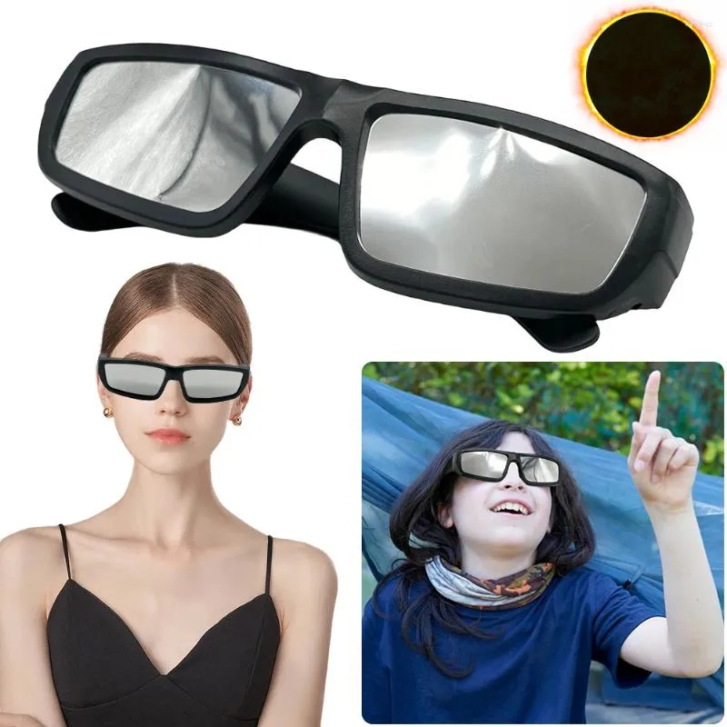 Óculos ao ar livre 1/2/3/5 Pacote Solar Eclipse Óculos Atende ISO 12312-2:2024(E) Padrões Tons Seguros Plástico Para