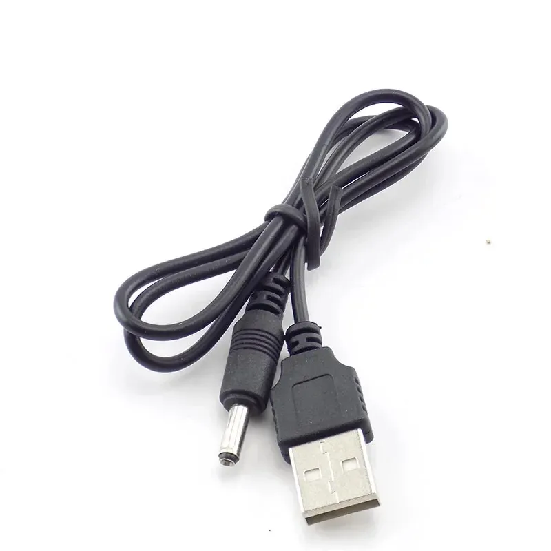 2024 anpwoo 3.5mm mirco usb cabo de carregamento dc adaptador fonte alimentação carregador lanterna para lâmpada cabeça tocha luz bateria recarregável