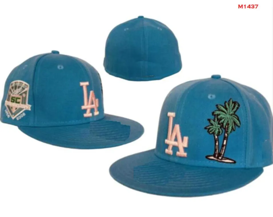 Cappellini da baseball Dodgers da uomo taglia aderente LA Cappellini snapback World Series Bianco Hip Hop SOX Cappellini sportivi Chapeau Grey Heart Series" "Love Hustle Flowers Donna A3