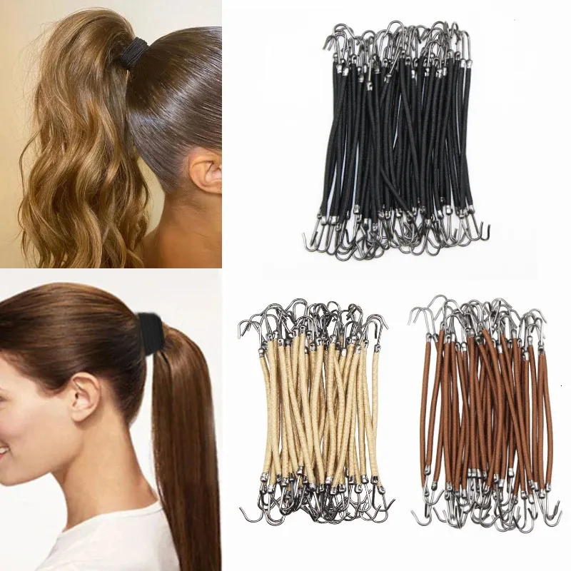 5/10 pezzi coda di cavallo fasce elastiche in gomma per capelli per le donne ganci per gomma accessori per capelli fascette per capelli strumenti per lo styling supporto fasce elastiche 240318