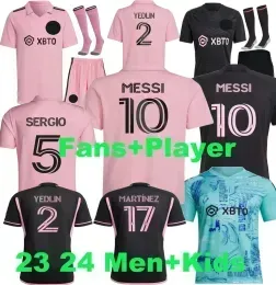 2023 2024 Inter Soccer Jerseys CF MESSIS MARTINEZ HIGUAIN MLS 23 24 women men kids Kit Football shirts Player Fans version uniform pre