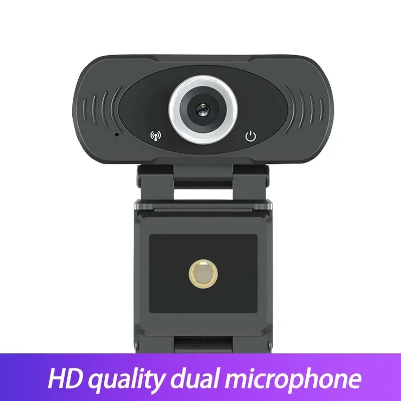 ANPWOO Computer Camera HD 1080p Automatisk fokusering med dubbla vete Stereo Sound USB Live Broadcast Computer Camera