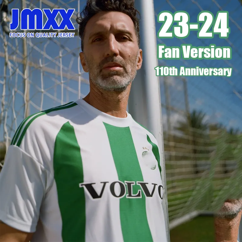 JMXX 23-24 Maccabi Haifa Voetbalshirts 110e verjaardag Speciale Heren Uniformen Jersey Man Voetbalshirt 2023 2024 Fanversie