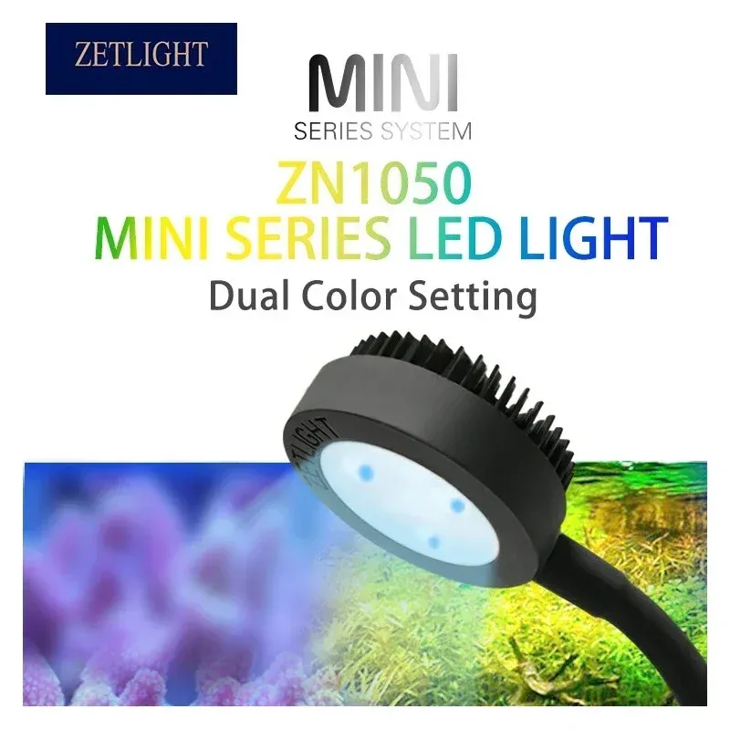 Beleuchtung Zetlight LED-Licht M1 1050 1020 LED-Vollspektrum-Nano-LED-Licht für kleine Aquarien, Meerwasser, Salzwasser, Meereskorallenriffe