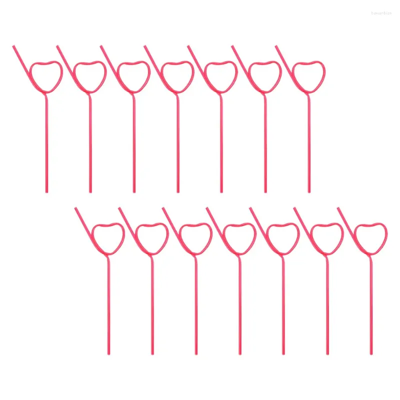 Disposable Cups Straws 25Pcs Adorable Party Drink Twisting