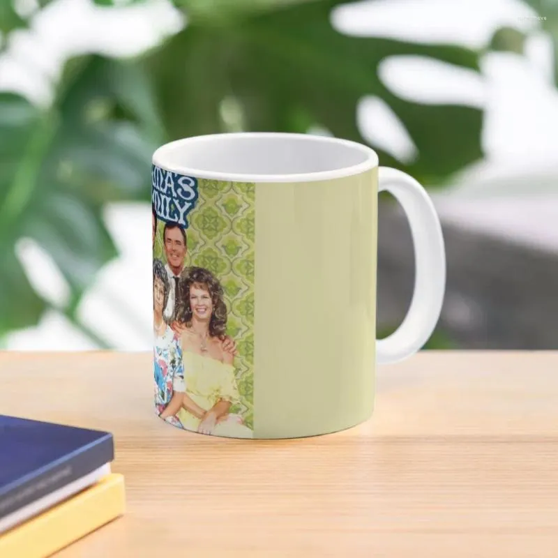 Mugs Mama's Family - Vintage 70s/80s TV Sounch Coffee Mug Eesthetic Cups Stor keramisk kreativ