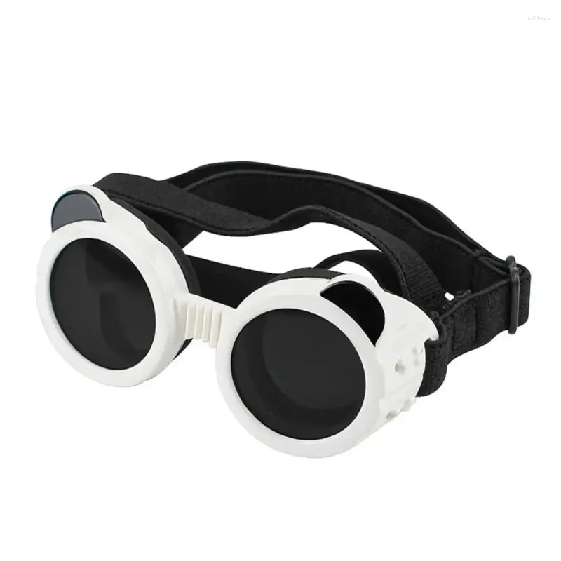 Köpek Giyim Güneş Gözlüğü Pet Goggles Rüzgar geçirmez UV geçirmez Ayarlanabilir kayışlarla küçük/orta köpekler için köpek yavrusu küçük