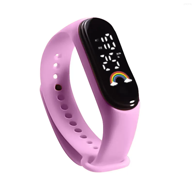 Montres-bracelets Montre de sport de mode pour enfants garçon fille bracelet en silicone en plein air montres électroniques enfants étudiant LED montre-bracelet numérique Reloj