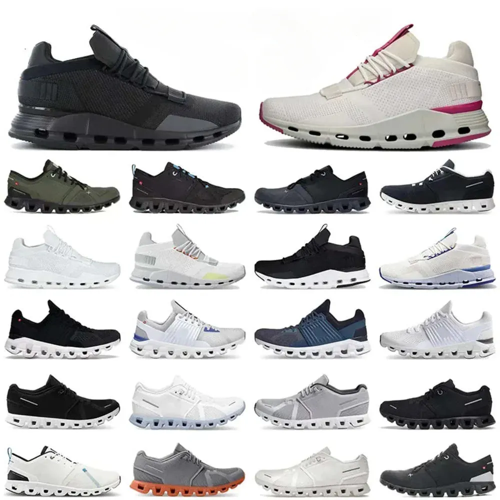 2024 OnCloudnova Designer Chaussures Nova Pink White Pearl x3 Chaussures de tennis Iron Hay noir Neon rose rouge hommes et femmes baskets d'entraînement en plein air Chaussures de marche décontractées