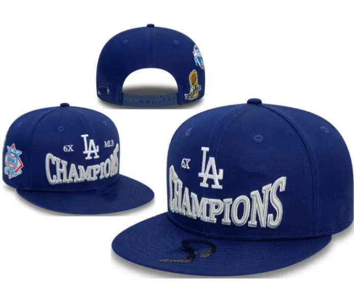 2024 Mode SOX Chapeaux Dodgers 2023 Champions Word Series Baseball Snapback Casquettes de soleil Boston Toutes les équipes pour hommes femmes Strapback Snap Back Chapeaux Hip Hop a