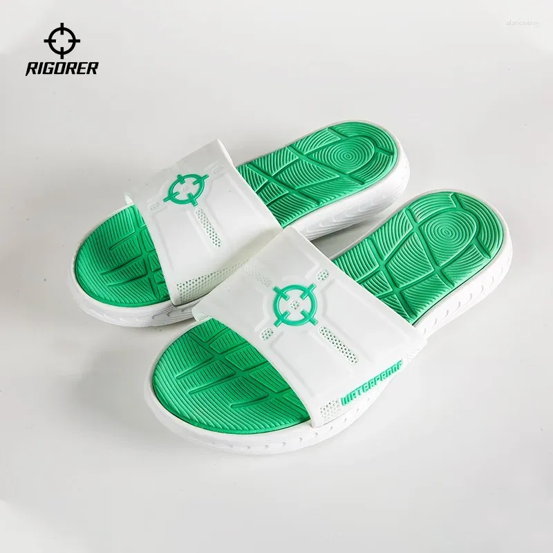 أحذية غير رسمية ، Rigorer Sports Slippers Menwaterproof Non-slip Soft Soft Flustic Training Indoor and Outdor