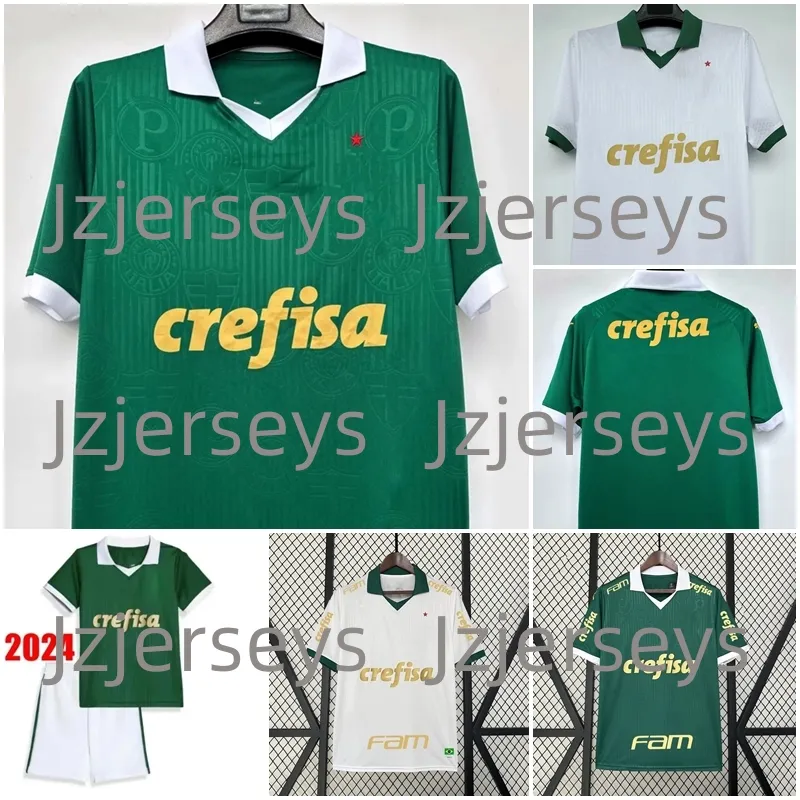 2024 Palmeiras Dudu Football Shirt Kit Kit 2025 a casa Breno Lopes Rony G.Gomez Soccer Jersey D.Barbosa Lucas Lima G.menino Mina G.veron uniformi da calcio