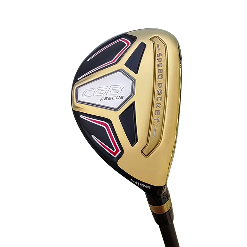 CGB Golf Hybrid Rescue Club Gold 19/22/25/28 degrés graphites degrés pour les golfersgolgregralr / flex raide